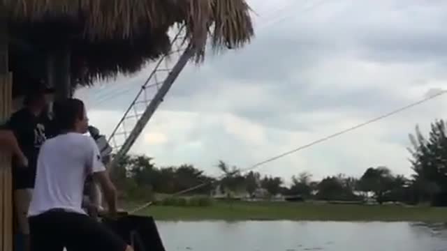 Collab copyright protection - wakeboard line guy goes flying water