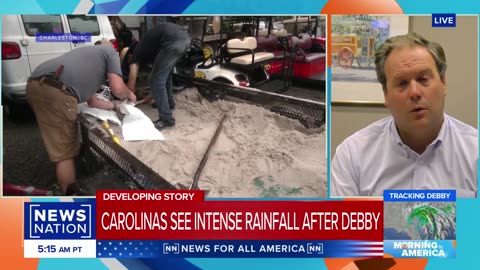 Charleston mayor braces for torrential rain as Debby moves up East Coast | Morning in America | NE