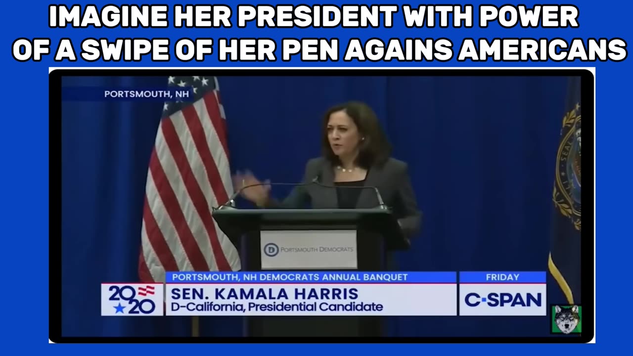 IMAGINE HER PRESIDENT WITH POWER OF A SWIPE OF HER PEN AGAINS AMERICANS