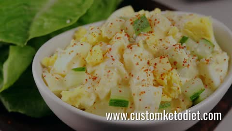 Keto Japanese Egg & Salad