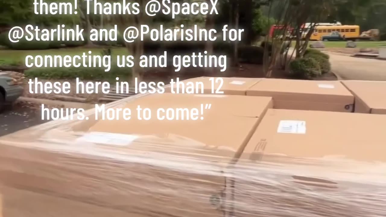 🚨UPDATE from Greg Biffle, Starlink deliveries for NC!!🚨