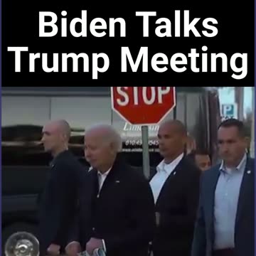 Biden Talks Trump Meeting