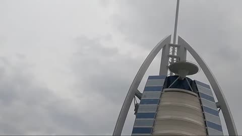 BURJ AL ARAB HELICOPTER LANDING