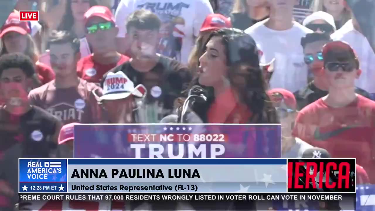 ANNA PAULINA LUNA ON KAMALA'S BORDER RECORD