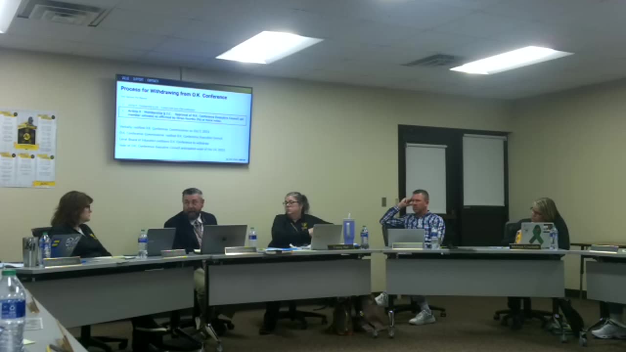 KHPS 2023-10-09 Board of Education Meeting: Ok Conference Realignment to 2023 MASB Delegates