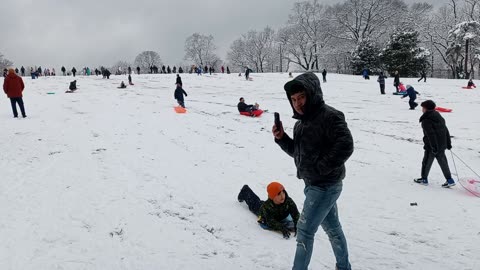 Snow Day at Owl's Head Park