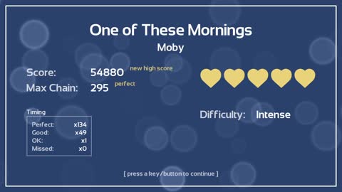 "One of These Mornings", by Moby