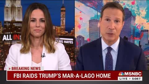 MSNBC Guest Discourages Use of Term ‘Raid’, Moments Later, Network Changes Trump Chyron to Comply