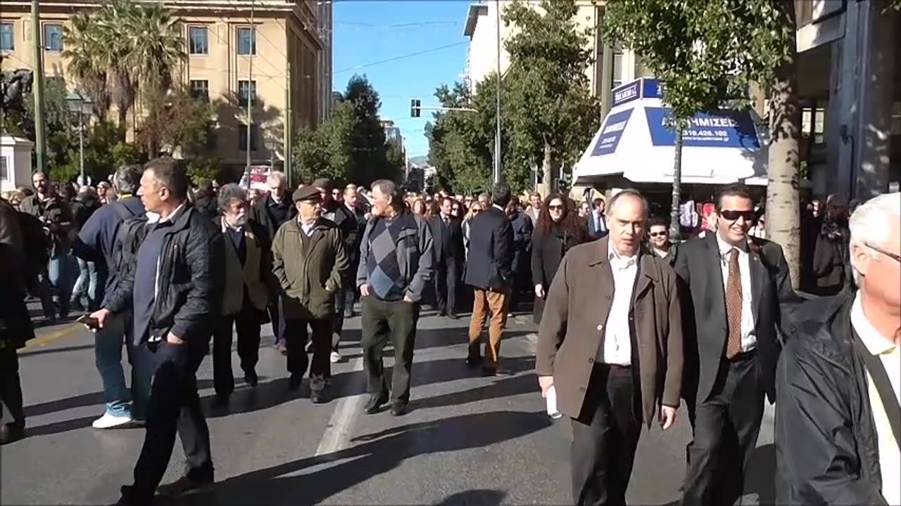 Πανελλήνια διαμαρτυρία Δικηγόρων για το ασφαλιστικό Κατρούγκαλου.