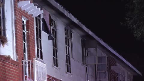 Heavy damage caused by fire at west-side apartment complex, eight apartments dam