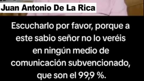 Juan Antonio De La Rica, Cambio Climático, el exceso de CO2 es falso