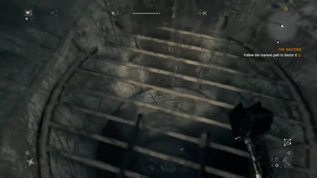 But when he landed, he was knocked to the ground by a gang of bandits.