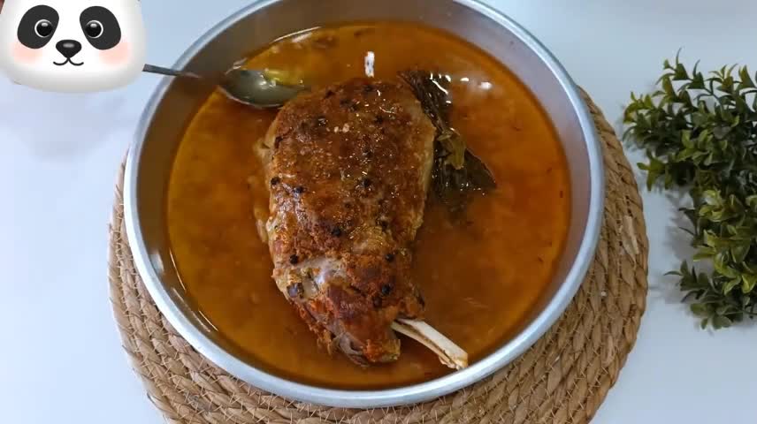 Remove The Shoulder Of Lamb From The Oven