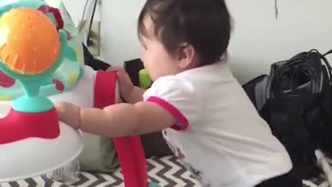 CUTE BABIES SHOWING THEIR DANCING SKILLS