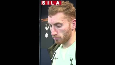 Dejan Kulusevski speaks after his side's 3-0 victory against Qarabag