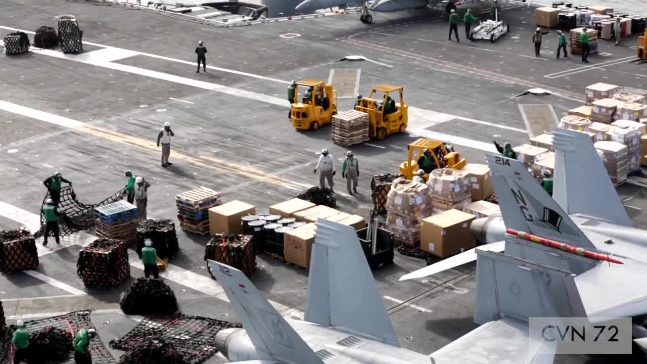 USS Abraham Lincoln training operations....