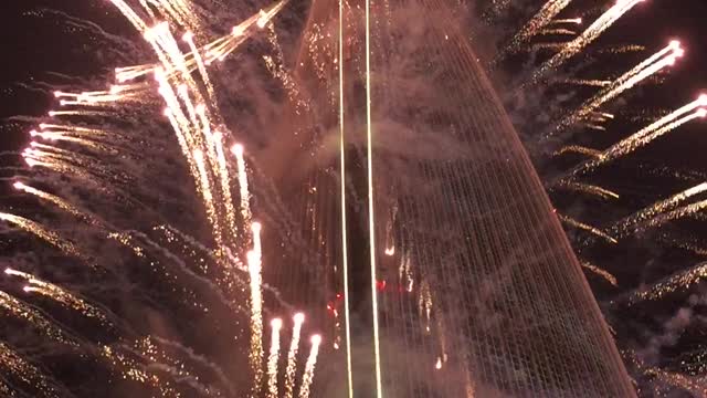 a spectacular fireworks event