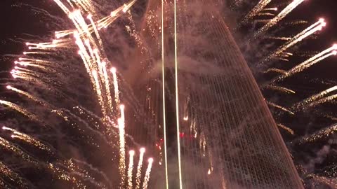 a spectacular fireworks event