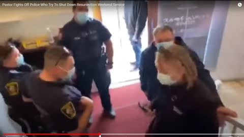 Pastor Fights Police Out Of His Church
