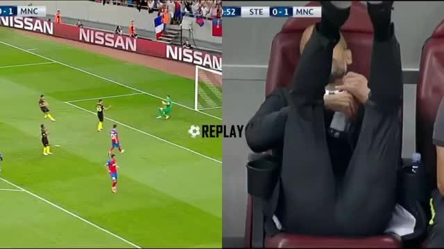 VIDEO: Aguero missed 2 penalties in 15 minutes and Guardiola's reaction