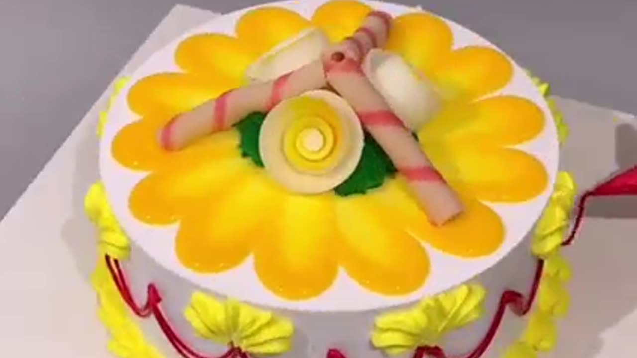 Four beautiful cake design 😍