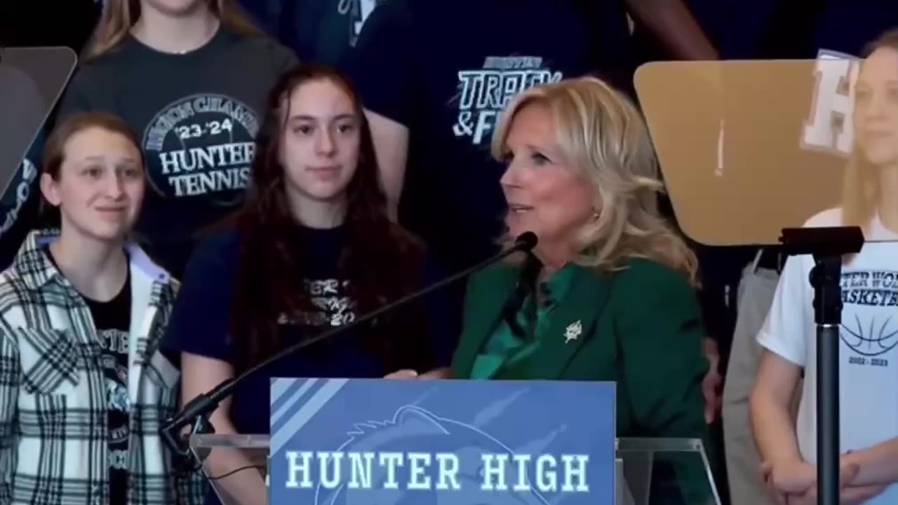 Jill Biden went to Hunter High 🤣🤣😂😂