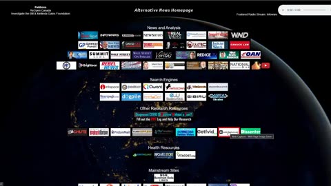 Alternative News Homepage [Resources for Researchers and Content Creators]**