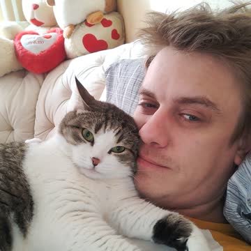 The most gentle cat in the world