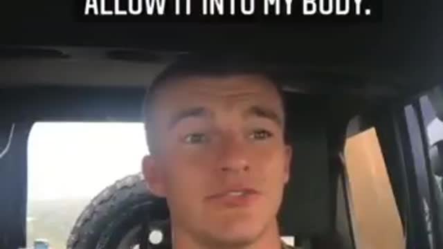 US marine says he'll happily die before getting the injection.