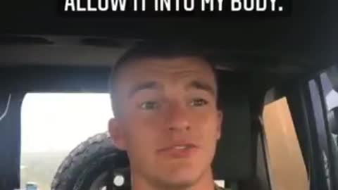 US marine says he'll happily die before getting the injection.