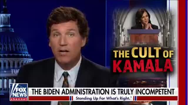 Spot on tucker Carlson for exposing Kamala Harris for the fraud & liar she is