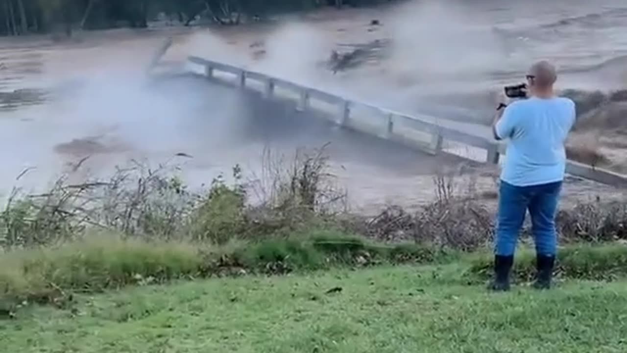 107 bridge is down in Greeneville TN