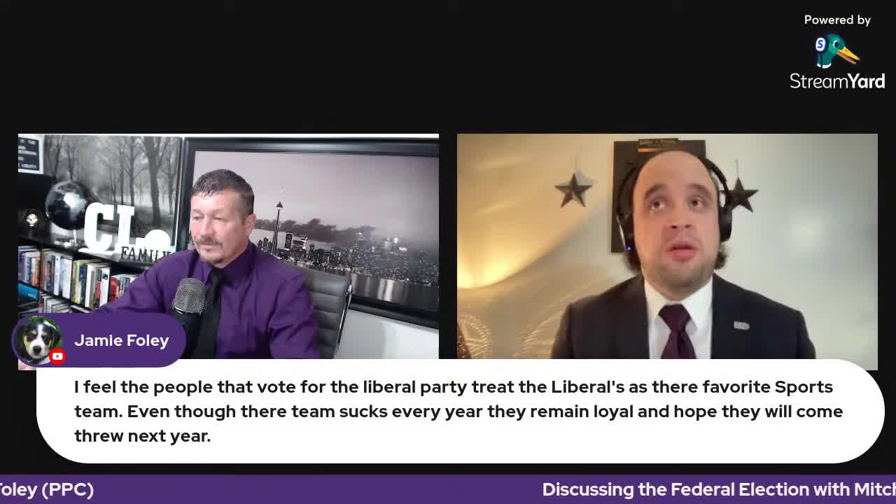 Discussing the Federal Election with Mitchell Foley (PPC)