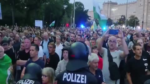 Leipzig, Germany, Another Major Protest Against The Government’s Policy On Energy Prices
