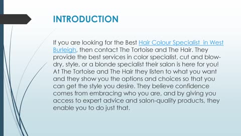 Best Hair Colour Specialist in West Burleigh