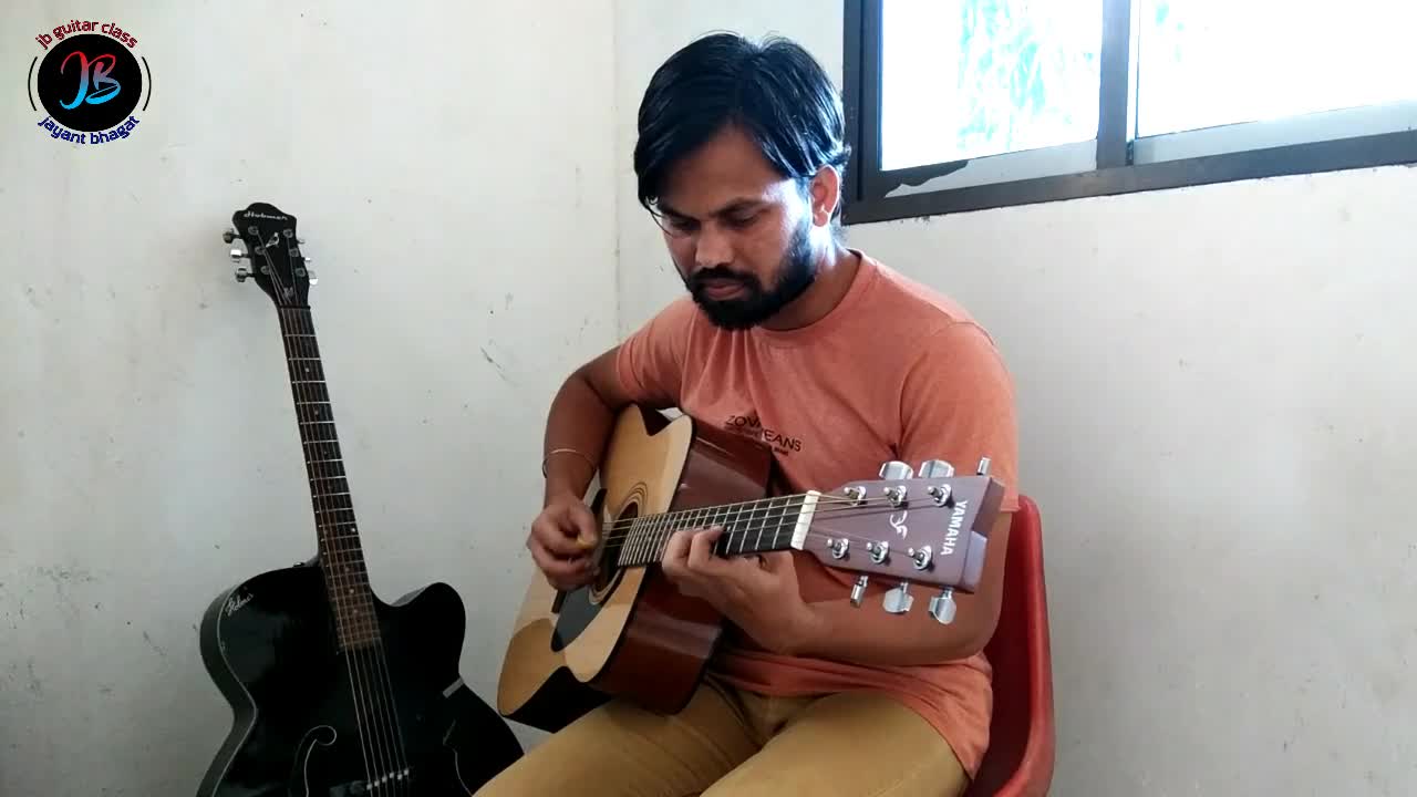 Mere Dholna Sargam On Guitar