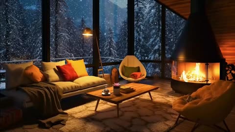 Winter Fireplace