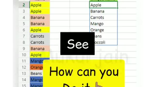 How Remove Duplicate in Excel