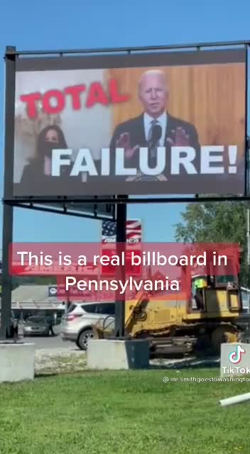 BILLBOARD "BLOOD ON HIS HANDS" BIDEN KILLED 13 MARINES