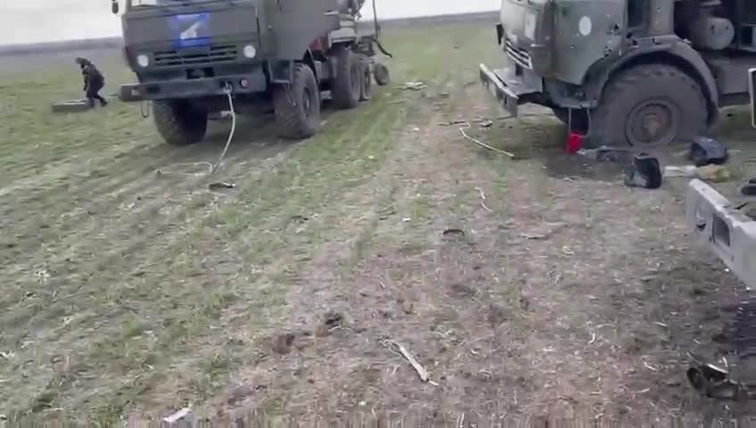 Abandoned Russian Supply Truck