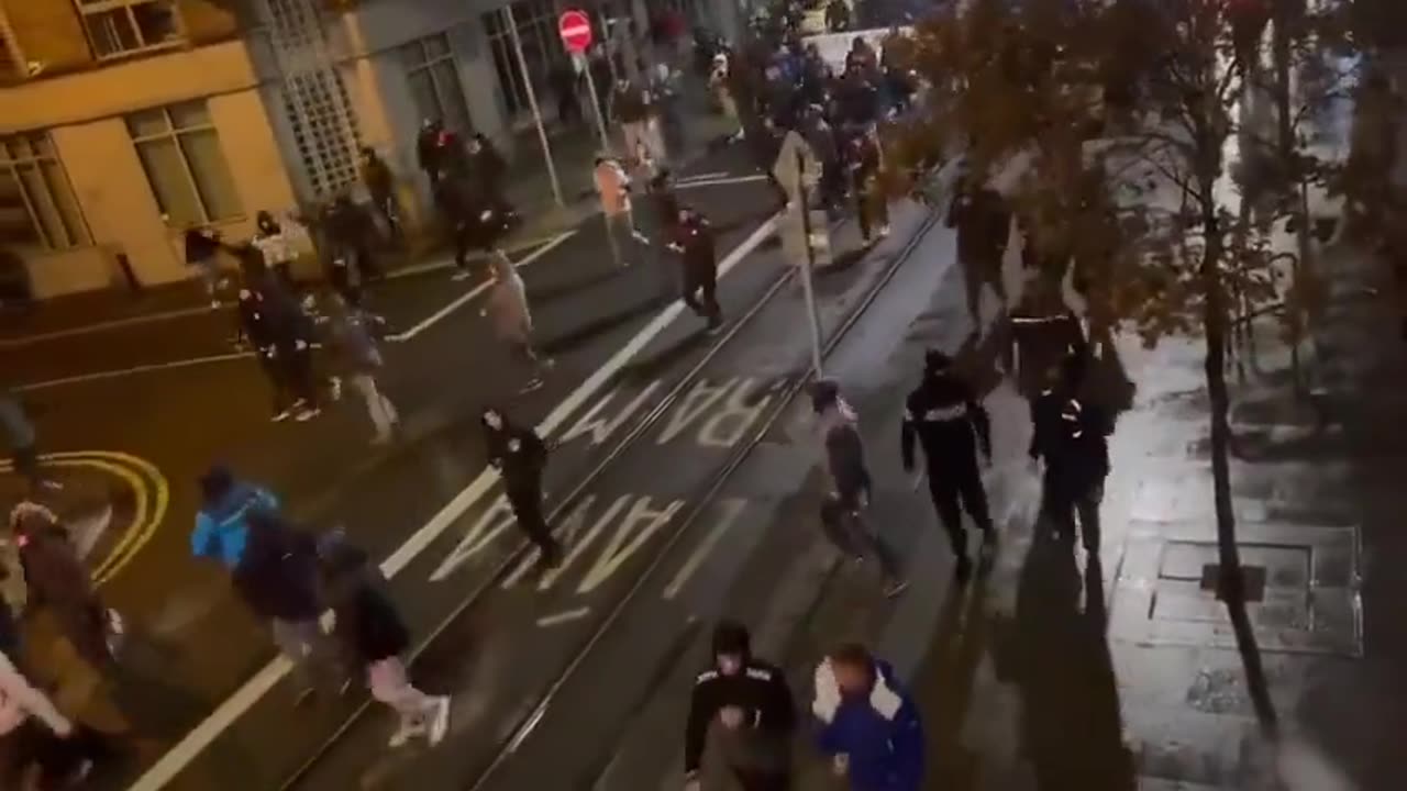 Irish police have arrested several people as emotions flare on the streets of Dublin