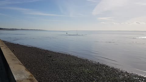 Very calm sea on a sunny day