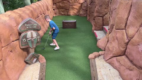 Jesse/Grampy Mini-golf day