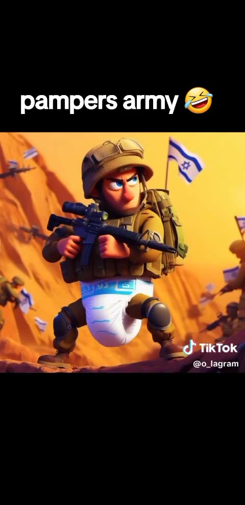 PAMPERS ARMY SORRY I JUST COULDN`T RESIST