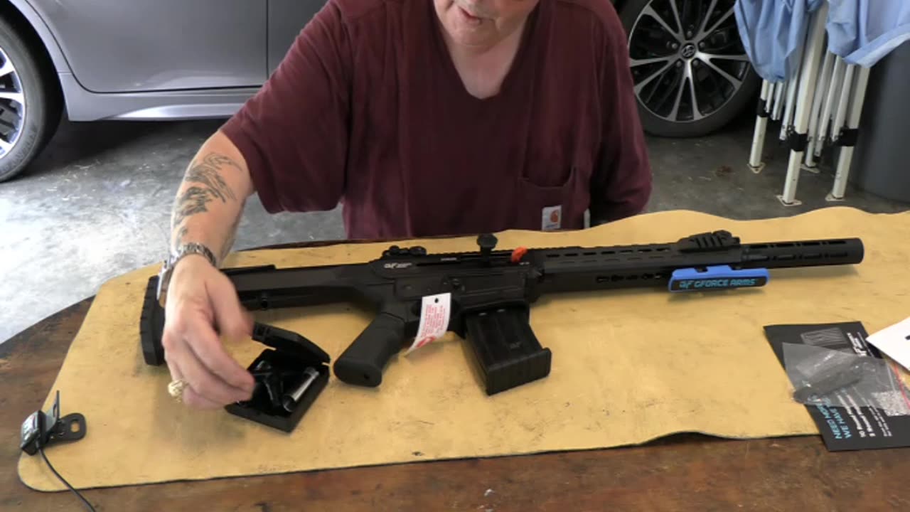 Gforce GF25 AR 15 style shotgun overview