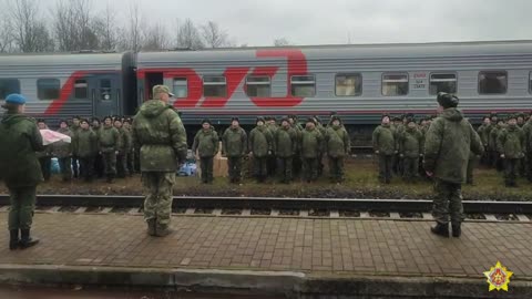 Russian servicemen who are part of the regional grouping of forces continue to arrive in Belarus