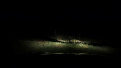 Night driving Outro take to of speed lapse to campsite