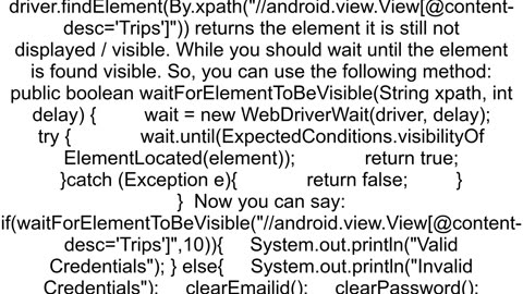 Boolean expression in If condition is not working in selenium