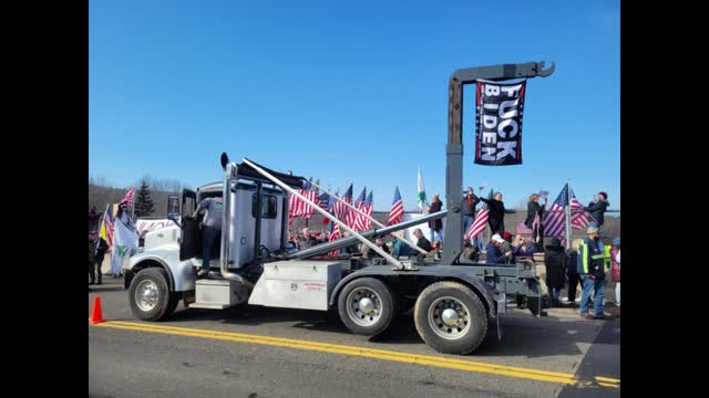 North East To DC Freedom Convoy 2022 Southington, CT Welcome Wagon