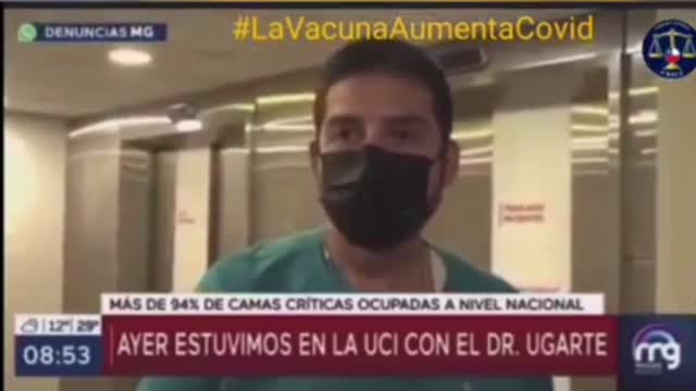 La vacuna experimental tiene en UCI a las personas, video borrado